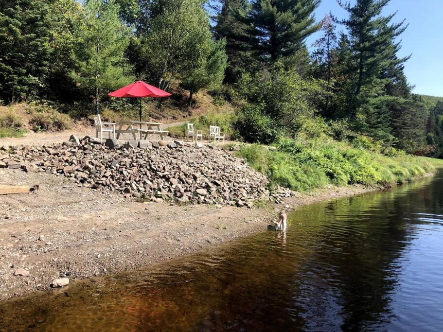 Chalet Au Bord Du St-Maurice La Tuque Kültér fotó